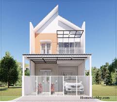 Rumah warna putih ini mengusung konsep sederhana minimalis. Desain Dan Denah Rumah Ukuran 6 X 13 M 2 Lantai Konsep Elegan Dengan Atap Miring Di Lengkapi Mushola Homeshabby Com Design Home Plans Home Decorating And Interior Design