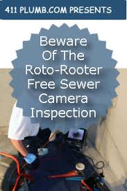 Roto rooter came up as a suggested service. Beware Of The Roto Rooter Free Sewer Camera Inspection