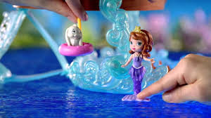 Disney sofia the first kids' sof1561sr digital display analog quartz purple watch. Sea Palace Sofia The First Princess Mattel Juguetes Puppen Toys
