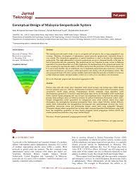 Bingung cara menghabiskan waktu di malaysia? Pdf Conceptual Design Of Malaysia Geopostcode System
