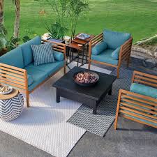 Outdoor Coral Coast Tovar Fire Pit Patio Set Outdoor Furniture Design Wood Patio Outdoor Furniture