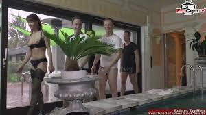 EroCom - German group sex party in a swingers club w...