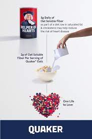 Quaker Oats Are A Delicious Part Of A Heart Healthy Diet Your Heart Thanks You Butter Healthy Healthy Food Choices Food
