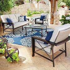 Member S Mark Katana 4 Piece Seating Set Patio Furniture Layout Outdoor Patio Furniture Discount Outdoor Furniture