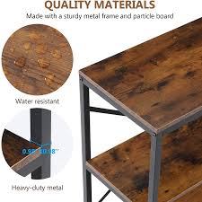 Sold at alibaba.com are also a perfect choice when used as buffet tables or bar carts during events. 3 Shelf Open Bookshelf Rustic Sofa Table Behind Couch Table With Storage Shelves Tribesigns 70 9 Inch Extra Long Console Table 3 Tier Industrial Hallway Entryway Table For Living Room Furniture Entryway Furniture Maklair De
