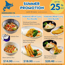 Summer Promotion Enjoy Up To 25 Off Hokkaido Ya S Bundle Meals Sweet And Spicy Authentic Ingredients Meals