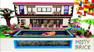 Lego Friends House Swimming Pool By Misty Brick Lego Friends Swimming Pools Lego