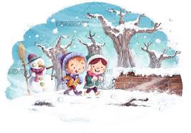 Children With Winter Clothes Walking Through The Snow With Snowman Snow Winter Snowman Christmas for kids with morphle and magic snowmen! winter clothes walking through the snow