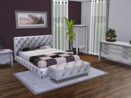 This Mid Sized Contemporary Master Bedroom Includes Elegant High Quality Furniture Found In Tsr Category Sims 4 Adul Sims 4 Bedroom Bedroom Sets Sims House