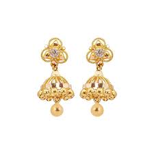 Sree Kumaran Thangamaligai 22k Yellow Gold Bis Hallmark Stud Earrings Gold Earrings Designs Yellow Gold Earrings Studs Gold Earrings Studs