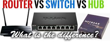 Difference Between Router Switch And Hub Router Router Switch Hub Switch
