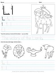 Catholic Alphabet Letter L Worksheet Preschool Kindergarten Thecatholickid Com Letter Worksheets For Preschool Letter L Worksheets Preschool Worksheets