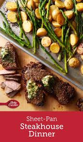 Sheet Pan Steakhouse Dinner Recipe Dinner Sheet Pan Recipes Sheet Pan Dinners