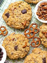 When i first made these dark chocolate peanut butter cup pretzel cookies from tk member katie, i posted a place a handful of pretzels into a food processor or blender. Kitchen Sink Cookies A Southern Soul