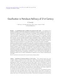 Share with email, opens mail client. Pdf Gasification In Petroleum Refinery Of 21st Century
