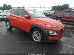 Pulse red used 2019 hyundai kona available in garden grove, california at toyota place. Hyundai Kona Sel 2019 Orange 2 0l Vin Km8k22aa0ku273937 Free Car History