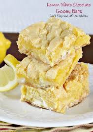 Lemon White Chocolate Gooey Bars Recipe Lemon Bars Recipe Gooey Bars Gooey Lemon Bars