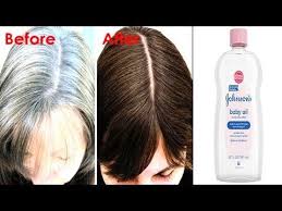 Baby oil are sometimes contained in products that also treat acne, chapped lips, diaper rash, cold sores, or other minor skin irritation. Apply It 1 Night Get Magic White Hair Turn To Jet Black Permanently Jet Black Hair Instantly Youtube Jet Black Hair White Hair Hair Treatment