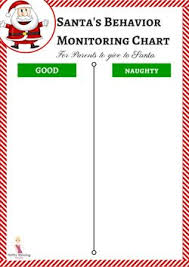 Freeprintable Christmas Behavior Chart Thrifty Thriving Mum