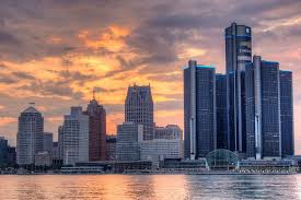 Photographing The Detroit Michigan Skyline From Windsor Ontario Detroit Skyline Michigan Travel Detroit City