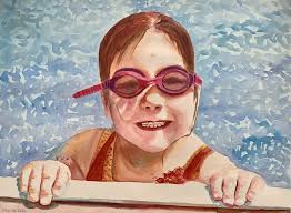 Goggles Painting by Christine Beard