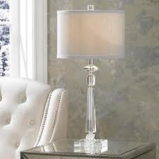 Aline Modern Crystal Table Lamp By Vienna Full Spectrum 2v709 Lamps Plus Crystal Table Lamps Lamp Table Lamp