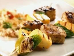 Tofu Mango Spiesse Vom Grill Rezept Tofu Rezepte Lebensmittel Essen