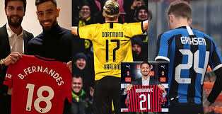 Manchester united and portugal international footballer enquiries@tentoesmedia.com. 15 Grosste Wintertransfers 2020 Neue Trikot Nummern Der Spieler Ibrahimovic Haaland Eriksen Viele Mehr Nur Fussball