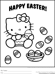 Free easter coloring pages to print and download. Coloring Pages Hello Kitty Easter Eggs Hello Kitty Coloring Easter Coloring Pages Kitty Coloring