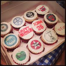 Cute Cupcake Ideas For Boyfriend Birthday Punk Rock Cakes Chocolate And Peanut Butter Cupcakes For My Boyfriend S Birthday They Were His Favourite Fla Cake For Boyfriend Birthday Cupcakes Rock Cake