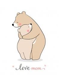 Maybe you would like to learn more about one of these? Draw Mom Bear And Baby Hug With Love For Mother Day Mom Drawing Cute Bear Drawings Hug Illustration