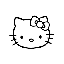 Coloriage Tete Hello Kitty Jpg 760 760 Pixels Coloriage Coloriage Chat Coloriage Animaux