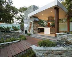 Having A Modern House Will Be A Good Match With Designs Using Concrete Or Stones Checkout Outdoor Kitchen Decor Outdoor Kitchen Design Modern Outdoor Kitchen