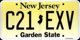 The Official New Jersey State License Plate The Us50 State License Plate License Plate Number Plate