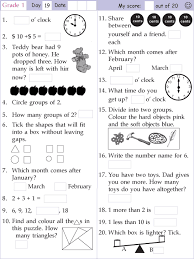 * number and counting * addition * subtraction. Mental Math Grade 1 Day 19 Mental Math Mental Maths Worksheets Math Pages