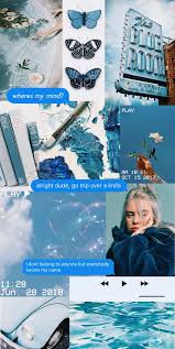 Aesthetic Billie Eilish Blue Wallpaper Blue Wallpaper Iphone Iphone Wallpaper Tumblr Aesthetic Blue Aesthetic Pastel