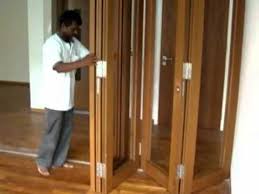 Enox Wooden Center Sliding Folding System Ewsldf 601 Youtube Wood Folding Doors Sliding Folding Doors Folding Doors
