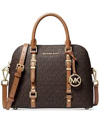 Michael Kors Signature Bedford Legacy Dome Satchel Reviews Handbags Accessories Macy S In 2020 Handbags Michael Kors Michael Kors Handbags Designer Michael Kors