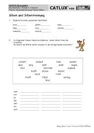 Proben Deutsch Grammatikaufgaben Alphabetisch Catlux