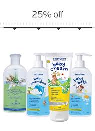 A baby bath wash that gently cleanses baby's delicate skin without drying it or interfering with its normal ph levels while protecting the skin flora. Baby Everyday Routine Frezyderm
