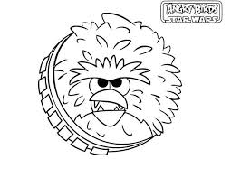 Supercoloring.com is a super fun for all ages: Fuzzy Chewbacca In Angry Bird Star Wars Coloring Page Kids Play Color