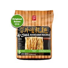 Asha Original Sauce Medium Width Mandarin Ramen Noodles 5 Count, 16.75 oz