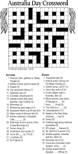 Word search puzzles can be. Australia Day Crossword 15x15