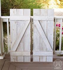 For today's diy project we will be creating a look for less, and making a pair of these awesome shutters for your home décor! Wooden Shutter Wall Decor Knockoffdecor Com