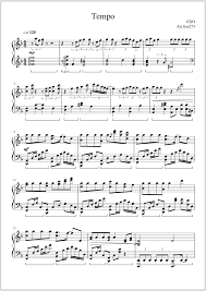 Tempo Exo Kpop Sheet Music For Piano