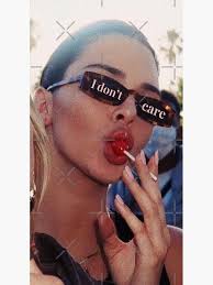 vogue i dont care lollipop aesthetic " Poster for Sale by karestolarczyk