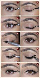 I've watched quite a few tutorials about winged eyeliner (some specifically for hooded eyes) in order to get ideas of what different techniques people like to use. Makeup Tutorials Videos And How To S For Applying Makeup Makeup Tutorial Eyeliner Makeup Eyeliner Eye Makeup Tutorial