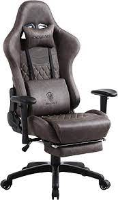 If you like the retro style, our products are ideal for your home, kitchen or a restaurant. Amazon Com Dowinx Gaming Chair Ergonomic Retro Style Recliner With Massage Lumbar Support Office Armchair For Computer Pu Leather With Retractable Footrest Brown Kitchen Dining