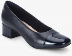 Clarks Chartli Diva Navy Blue Belly Shoes Women