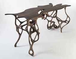 London Artist Combines The Organic And Hi Tech With 3d Printed Big Growth Table 3dprint Com The Voice Of 3d Printing Additive Manufacturing 3d Printed Furniture Decor Furniture